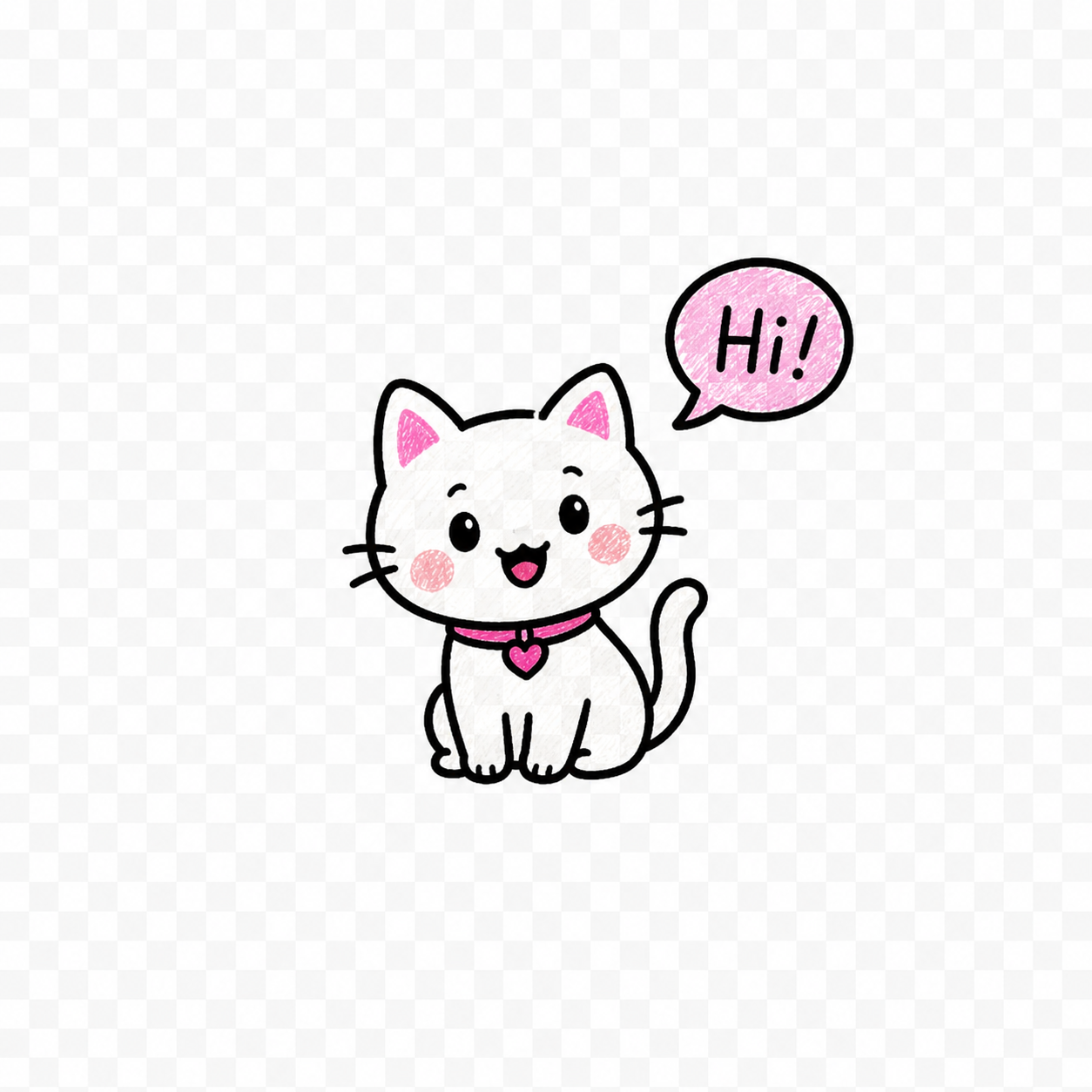 Cheeseburger the cat waving goodbye